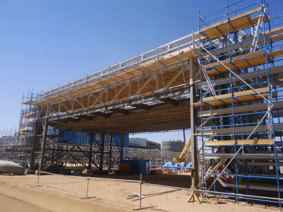 Bridged Beam Scaffolding